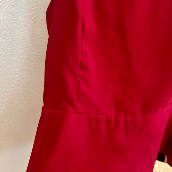 EUC Express Peplum Red Blouse Size Small - Picture 2 of 15